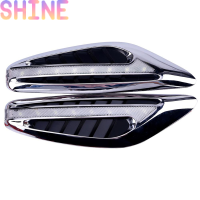 Shine คู่ (2ชิ้น) Universal Blade STEERING Light Fender Side MARKER ไฟรถ LED ไฟเลี้ยว LED สีเหลืองแดงน้ำเงินขาว