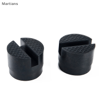 Martians รถยนต์สีดำแจ็คยาง Pad Anti-SLIP Rail อะแดปเตอร์สนับสนุนบล็อกหนัก