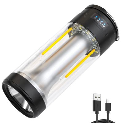 Camping Light Flashlight Work Light Outdoor 1800MAH Type-C Rechargeable Magnetic Suction