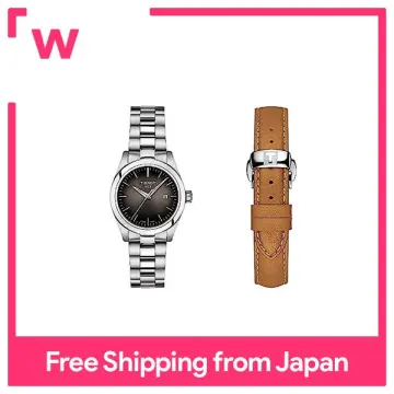 tissot watch women's leather strap