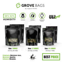 Grove Bags - ขนาด 1 ounce, 1/2 ounce, 1/4 ounce ถุงบ่ม ถุงบ่มสมุนไพร Made in the U.S.A