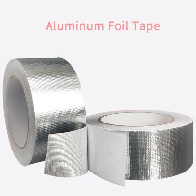 Aluminium Foil Selotip Perekat Tahan Panas Perbaikan Saluran Pita Perekat Suhu Tinggi Aksesoris Dapur