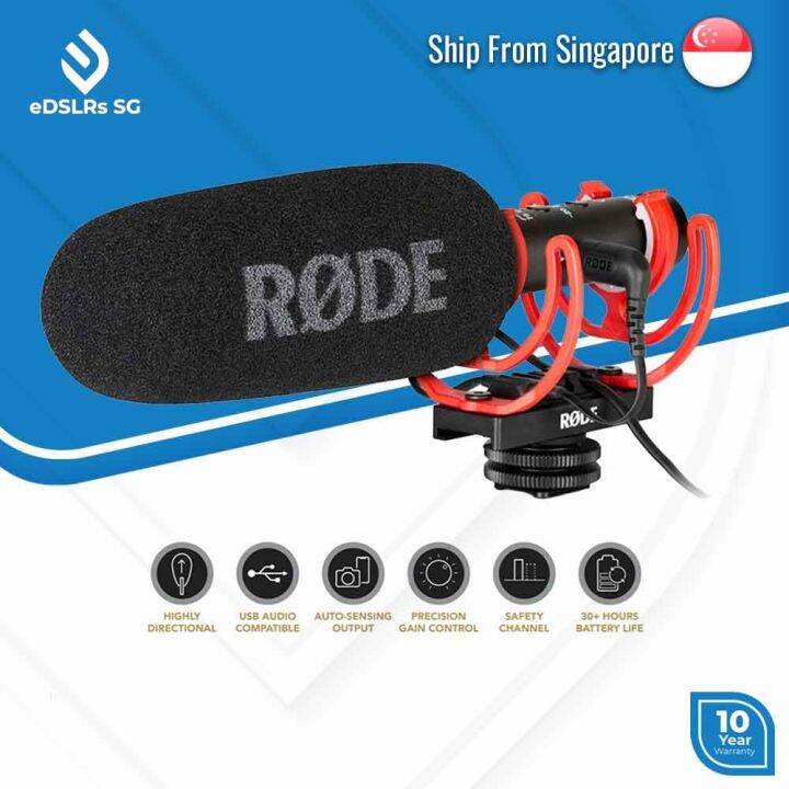 RODE VideoMic NTG Hybrid Analog/USB CameraMount Shotgun Microphone