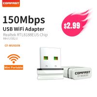 【Worth-Buy】 【On Sale】 อะแดปเตอร์ไร้สาย150Mbps จุดเชื่อมต่อขนาดเล็กไร้สาย Wifi การ์ดเครือข่าย Usb เสาอากาศ Dongle Windows XP 7 8 10 Mac OS CF-WU810N