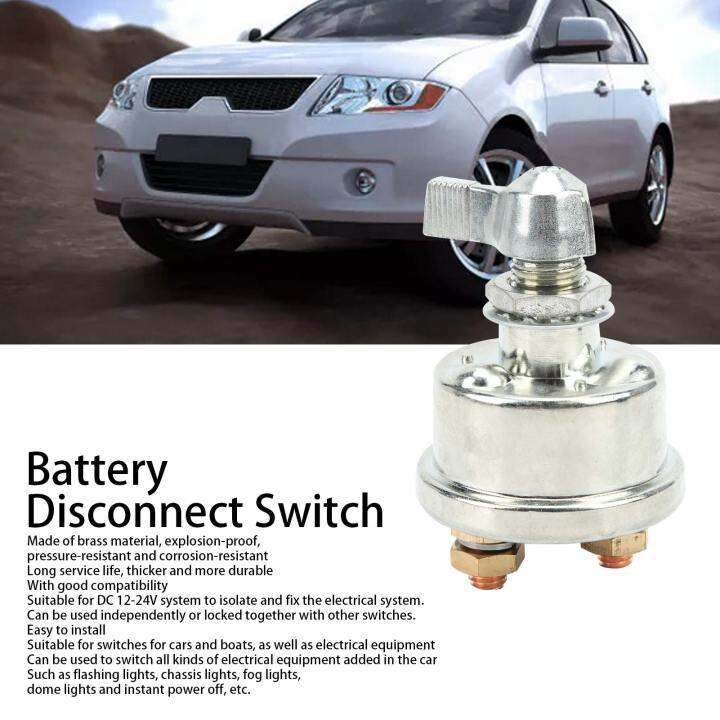 Battery Disconnect Switch Battery Power Cut Killer Chassis Lights for