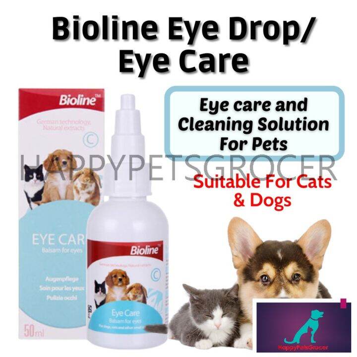 BIOLINE Eye Care Eye Drop For Pets / Dogs & Cats 50ML Lazada
