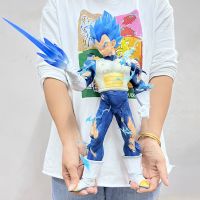 Bandai ชุดดราก้อนบอลภาพอนิเมะแข็งแกร่งที่สุดในจักรวาล Vegeta หุ่นพีวีซีชุดอวกาศลำต้น Vegeta ของเล่นโมเดล