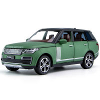 【RUM】1:32 Scale Range Rover โมเดลรถโลหะผสมแสงและเสียงประกอบรถของเล่นสำหรับเด็กผู้ชายของขวัญวันเกิดของเล่นเด็กเก็บรถ