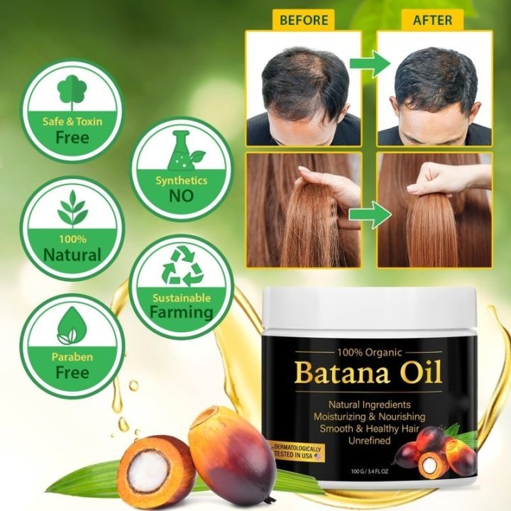 100g Batana Oil For Hair Growth For Healthier Thicker Fuller Hair ...