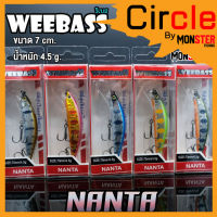 เหยื่อปลั๊กดำน้ำวีแบส รุ่น NANTA SINKING by WEEBASS LURE