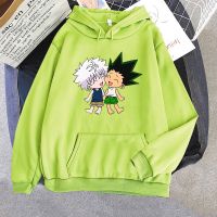 2023 NewJapanese อะนิเมะ H Oodies ผู้หญิง Hunter X Hunter กราฟิกเสื้อ Kawaii Killua และ Gon Streetwear หญิงความงามฮาราจูกุท็อปส์