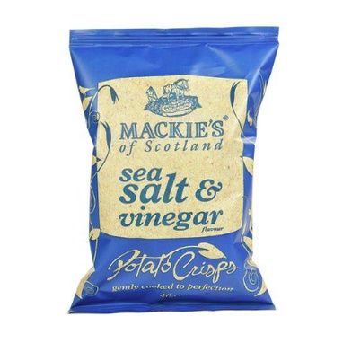 📌 Mackies Sea Salt &amp; Cider Vinegar 150g แม็กกี้ส์ ซี ซอลท์ แอนด์ ไซเดอร์ วีเนการ์ 150 กรัม (จำนวน 1 ชิ้น)