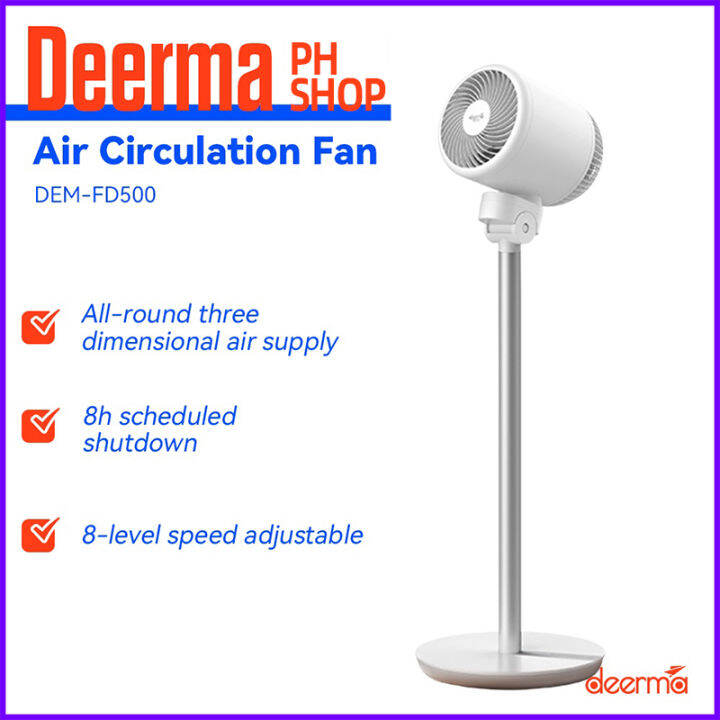 Deerma Air Circulation Fan Intelligent 8H Timing Air Duct Enhanced Air