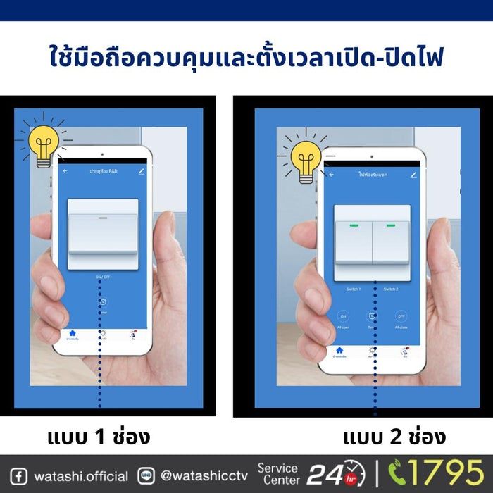 รับประกัน1ปี-watashi-รุ่น-wiot5002-04-wi-fi-light-switch-สวิทช์ไฟอัจฉริยะ-ไฟอัตโนมัติ