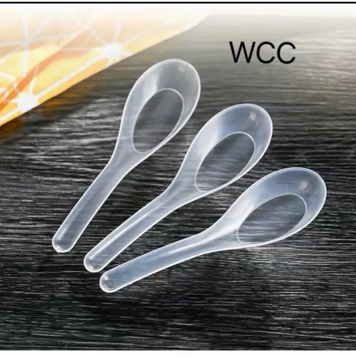 Plastic Disposable Soup Spoons 60 Pcs Lazada PH
