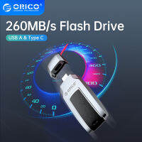 ORICO USB3.0 260เมกะไบต์/วินาที USB แฟลชไดรฟ์โลหะไดรฟ์ปากกาประเภท C 256GB 128GB 64GB 32GB USB Stick Pendrive W/Car Shape การออกแบบ