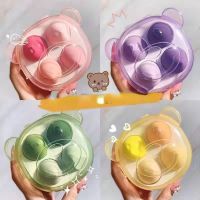 【CW】﹉✴☜  4pcs/box Fashion Make Up Mixer Puff Makeup Sponge Foundation Accessories Boxed