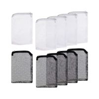 5Pcs Portable Mesh Storage Bag with Zipper Cosmetic Makeup Organizer Pouch for Daily or Travel to Keep Small Items