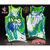 MAVS WHITE SPLASH JERSEY INSPIRED FULL SUBLIMATION PRINT