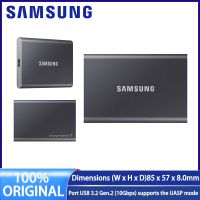 ❧ Samsung T7 Portable SSD 500GB External Disk Hard Drive Solid State Disk USB 3.2 Gen 2 Compatible SSD For Laptop Desktop