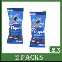 2 x Harvest box almonds dipped in Dark chocolate 40g. 2 packs