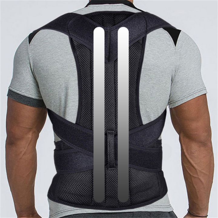 Adjustable Scoliosis Posture Corrector Corset Back Brace Lumbar Support ...