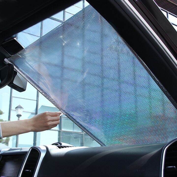 Car Retractable Sun Shade Curtain Car Front Side Window Sunshade Anti