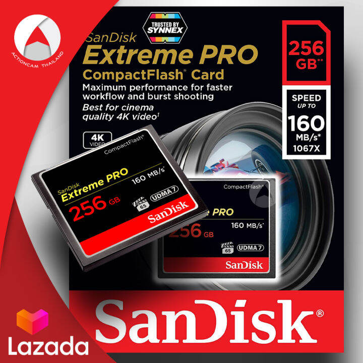 sandisk-extreme-pro-compact-flash-cf-card-256gb-speed-160mb-s-write140mb-s-sdcfxps-256g-x46-เมมโมรี่-การ์ด-แซนดิส-อุปกรณืจัดเก็บข้อมูล-กล้อง-กล้องถ่ายภาพ-กล้องโปร-กล้องdslr-กล้อง