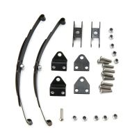 1Set for 1/10 D90 RC4WD Tamiya Axial Frame Damping Leaf Spring with Suspension Lug Bracket, Parts Accessories