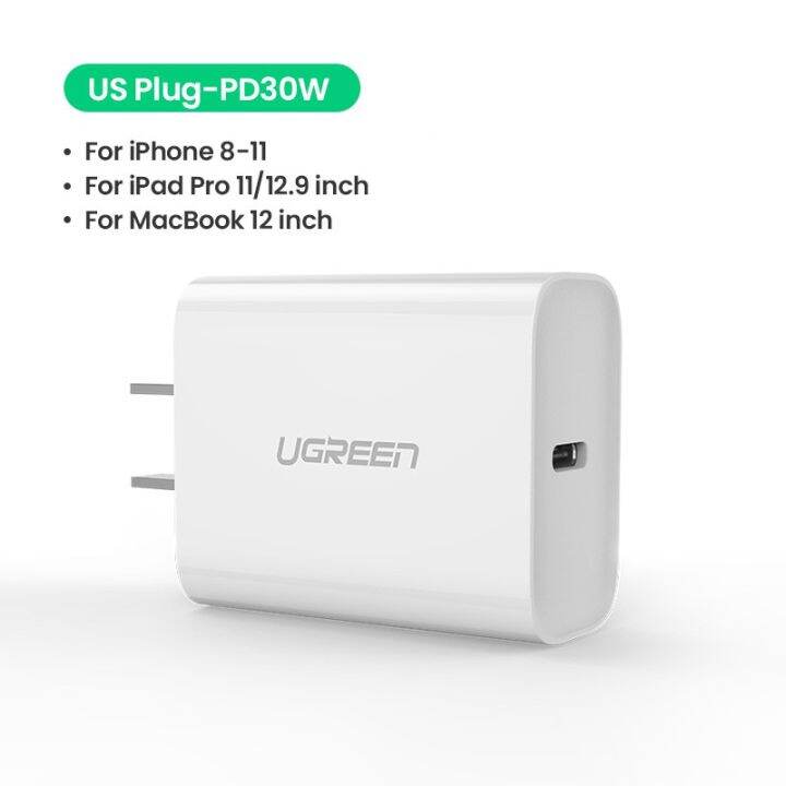 UGREEN 30W USB C Charger PD Type C Wall Charger Power Delivery Charger ...