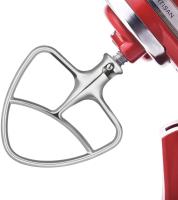 Polished Stainless Steel Flat Beater for KitchenAid 5Q 6Q Tilt-Head Stand Mixers Mixing Parts Attachments Dishwasher