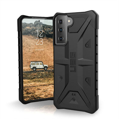 URBAN ARMOR GEAR UAG Designed for Samsung Galaxy S21 Case Black Rugged Lightweight Slim Shockproof Pathfinder Protective Cover, [6.2 inch Screen] S21 5G Pathfidner - Black