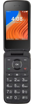 TracFone TCL Flip 2, 16GB, Black - Prepaid Feature Phone (Locked)