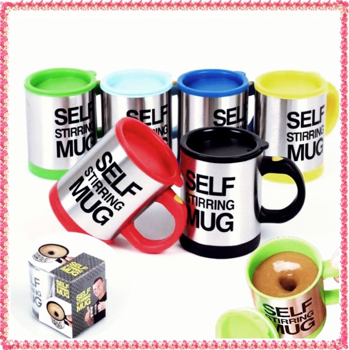  Self Stirring Coffee Mug Cup - Funny Electric Stainless Steel Automatic  Self Mixing & Spinning Home Office Travel Mixer Cup Best Cute Christmas  Birthday Gift Idea for Men Women Kids 8