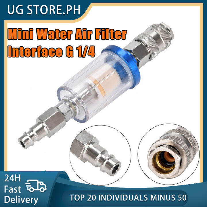 Jewboer Water Oil Separator Air Compressor Filter for Spray Gun