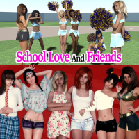 แผ่นเกมคอม PC - School Love and Friend  [DVD + USB + Download] เล่นได้เลยไม่ต้องติดตั้ง