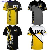 แฟชั่นใหม่ Caterpillar 3d พิมพ์เสื้อยืด Unisex แขนสั้นด้านบนขนาดบวกเสื้อยืด