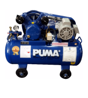 Idealshopping PUMA ปั๊มลมสายพานพร้อมมอเตอร์ 1 HP ขนาด 92 ลิตร รุ่น PP21-WM