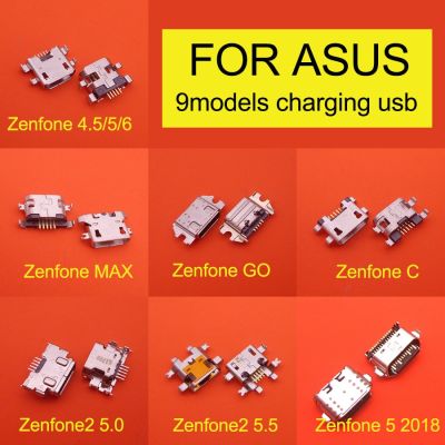 5pcs Micro mini USB ชาร์จแจ็คซ็อกเก็ตเชื่อมต่อพอร์ตเสียบแท่นสําหรับ ASUS Zenfone 2/4/5/6 / Go / C / max