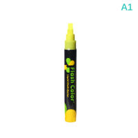 ปากกาเรืองแสงปากกาไฮไลท์ลบได้ชอล์กเหลวสำหรับไวท์บอร์ด LED กระดานการเขียนกราฟฟิตีสำหรับวาดภาพกราฟฟิตี้สำนักงานสีลูกอม