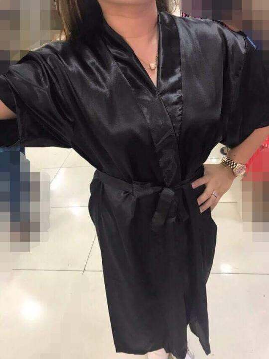 COD SILK BRIDAL BATHROBE Lazada PH