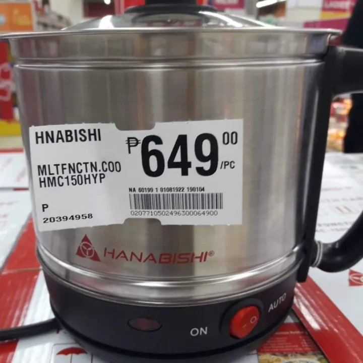 Hanabishi Electric Multifunction Kettle 1.5Liters | Lazada PH