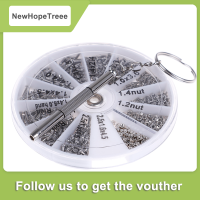 NewHopeTreee 600pcs Tiny SCREWS NUT + ไขควงนาฬิกาแว่นตาแว่นตาซ่อมชุดเครื่องมือใหม่