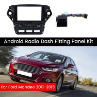 Car Frame Fascia Adapter Canbus Box Decoder for Ford Mondeo 2011-2013 Android Radio Dash Fitting Panel Kit Spare Parts Accessories