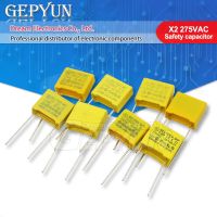 10pcs X2 Safety capacitor Polypropylene film 15mm 275VAC 275V 0.022UF 0.047UF 0.1UF 0.15UF 0.22UF 0.33UF 0.47UF 0.68UF 1UF WATTY Electronics