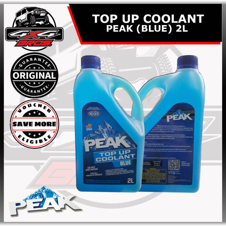 COOLANT PEAK TOP UP COOLANT (BLUE) 2L Lazada PH