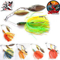 เหยื่อปลอม Spinner Bait  By Super charge น้ำหนัก 25 กรัม ใบสปินคู่