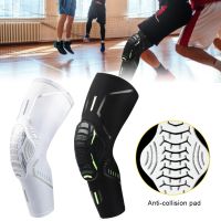 [Sell Well] 1ชิ้น2021NewKnee Pad PaddedCycling ป้องกันเข่าระบายอากาศป้องกันการชนกันเข่าสนับสนุนยามครอบคลุมบาสเกตบอล