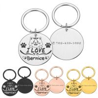 ✤ Personalized Dog Tag Address Tags for Dogs Id Tags Engraved Custom Dog Tag Dog Collar for Cats Dog Name Tag Pet Id Tag Collars