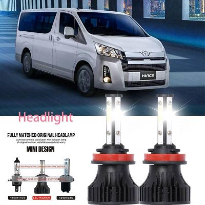 หลอดไฟหน้ารถยนต์ LED LAI 40w 6000k สีขาว สําหรับ Toyota Hilux VIGO VII 2005-2023 2PCS